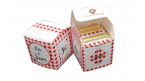 Double Cube bicolore vichy