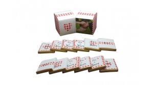 Double Cube bicolore vichy