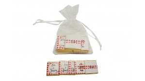 Sachet bicolore Vichy