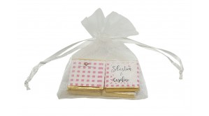 Sachet bicolore Vichy