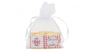 Sachet bicolore Vichy