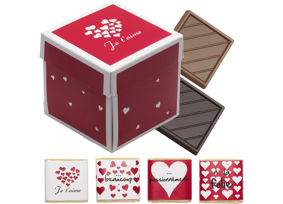 Boite Tulipe 40 chocolats SAINT VALENTIN