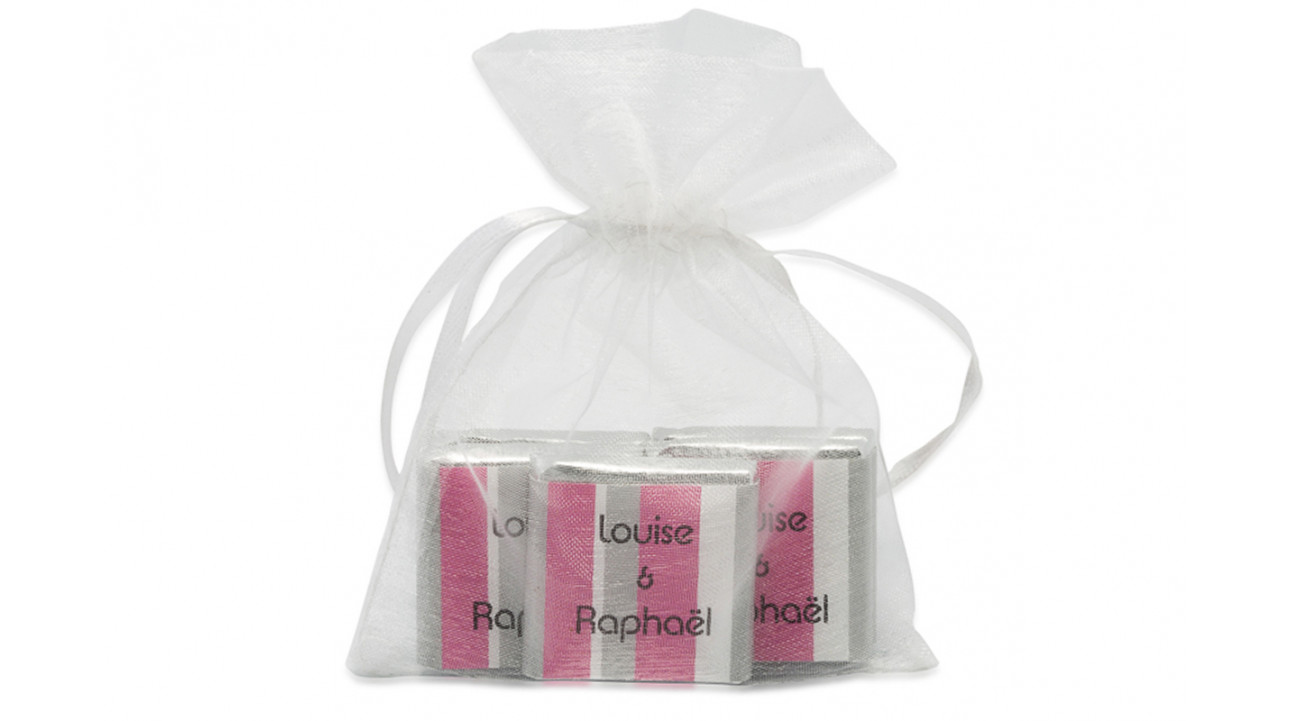 Sachet bicolore Bayadère