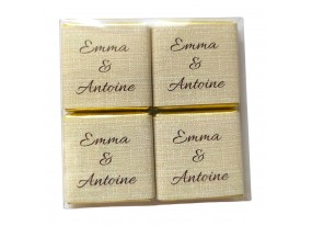 Pochette transparente thème Elégance