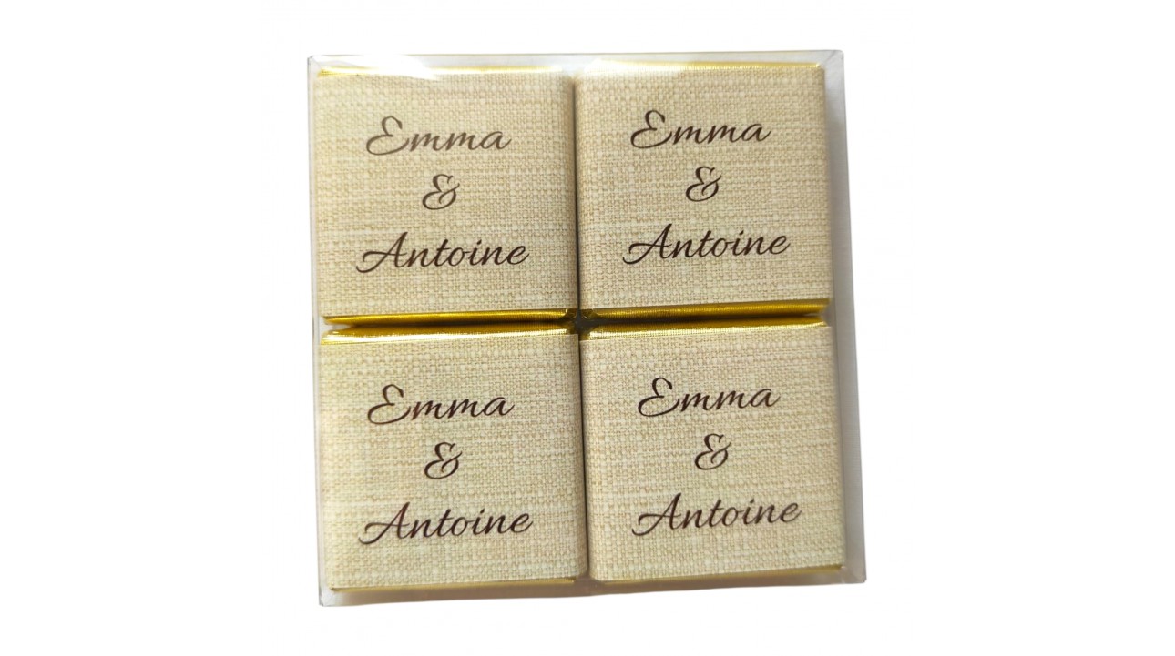 Pochette transparente thème Elégance