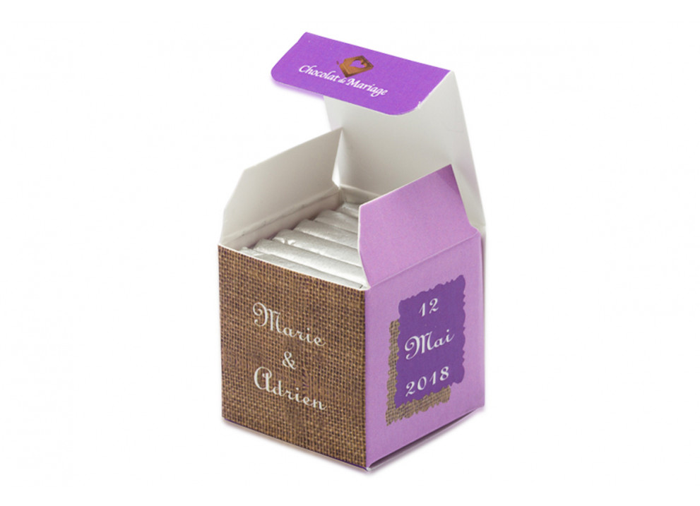 Cube simple thème Ultraviolet Cube simple thème Ultraviolet