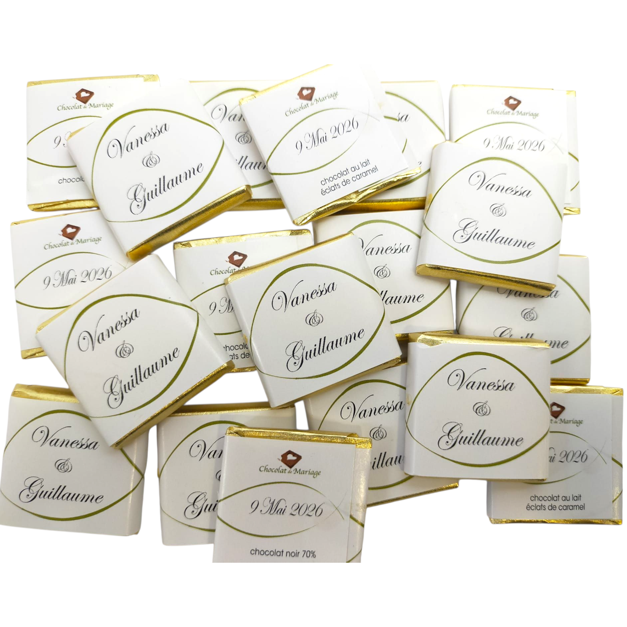 chocolats personnalisés en vrac thème Champetre
